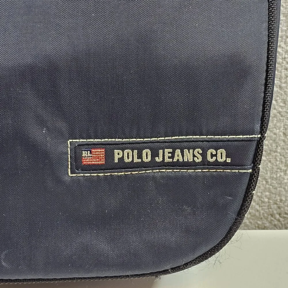 Polo Ralph Lauren Polo Jeans Co VTG Hobo Shoulder Bag Purse Sporty Gorpcore Blue